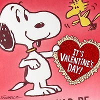 Peanuts® Snoopy and Woodstock Hug Funny Pop-Up Valentine's Day Card for only USD 6.99 | Hallmark