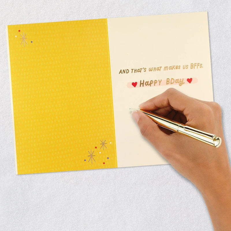 That's What makes Us BFFs Birthday Card for Friend for only USD 3.59 | Hallmark