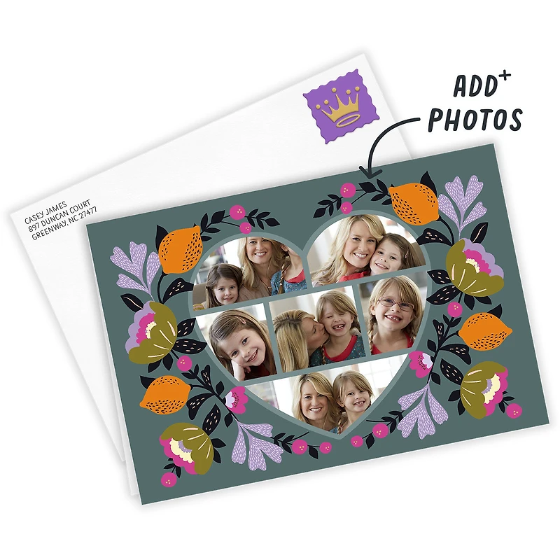 Lush Botanical Heart Custom Card for only USD 4.99 | Hallmark