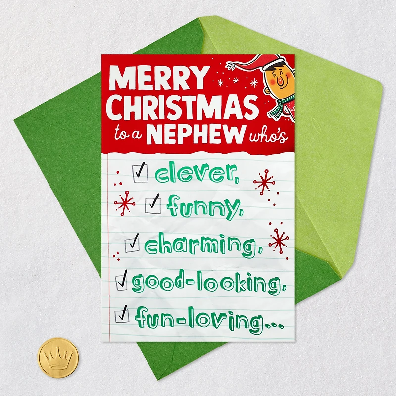 So Obviously Related Funny Christmas Card for Nephew for only USD 4.59 | Hallmark