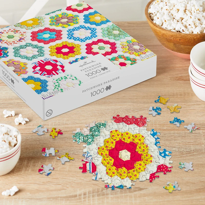 Patchwork Paradise 1000-Piece Jigsaw Puzzle for only USD 22.99 | Hallmark