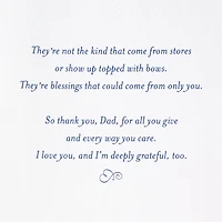 Precious Blessings Christmas Card for Dad From Daughter for only USD 5.99 | Hallmark