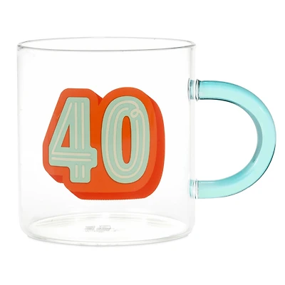 Glass 40th Birthday Mug, 17.5 oz. for only USD 19.99 | Hallmark