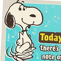 Peanuts® A Note of Happy Musical Birthday Card for only USD 5.99 | Hallmark