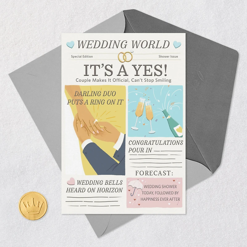 So Happy for Your News Wedding Card for only USD 3.99 | Hallmark