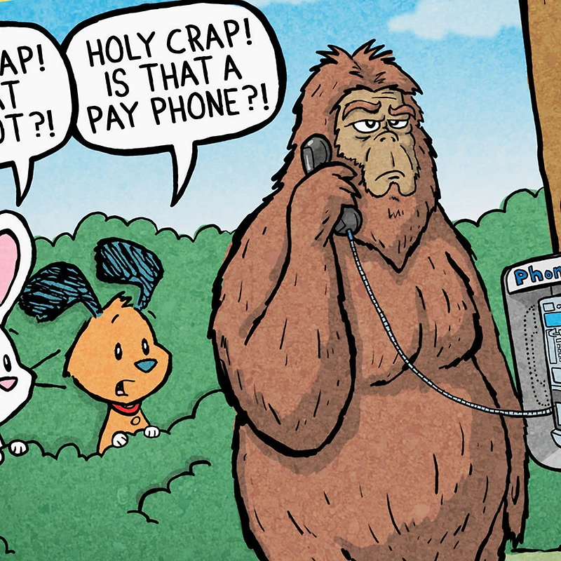 Bigfoot Pay Phone Funny Birthday Card for only USD 3.99 | Hallmark