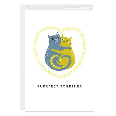 Purrfect Together Custom Love Card for only USD 4.99 | Hallmark