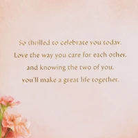 Thrilled to Celebrate You Wedding Card for Daughter and Son-in-Law for only USD 3.99 | Hallmark