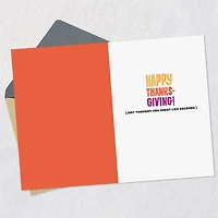 You Might Like Seconds Funny Thanksgiving Card for only USD 3.99 | Hallmark