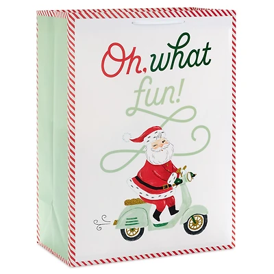 20" Oh What Fun Santa Jumbo Christmas Gift Bag for only USD 5.99 | Hallmark