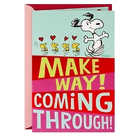 Peanuts® Snoopy and Woodstock Hugs and Kisses Funny Pop-Up Valentine's Day Card for only USD 7.59 | Hallmark