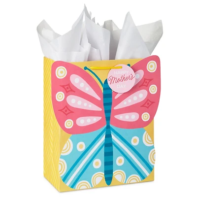 13" Colorful Butterfly Large Mother's Day Gift Bag With Tissue Paper for only USD 8.99 | Hallmark