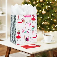 13" Retro Party Gals on White Large Holiday Gift Bag for only USD 4.99 | Hallmark