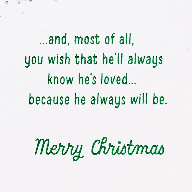 You'll Always Be Loved Christmas Card for Grandson for only USD 5.59 | Hallmark