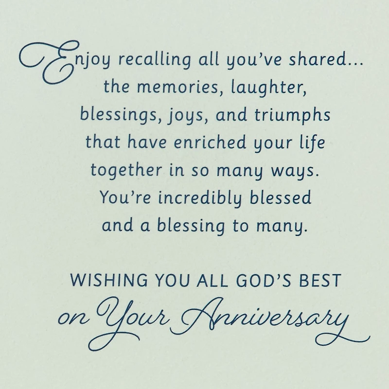 Incredibly Blessed Religious Anniversary Card for only USD 6.99 | Hallmark