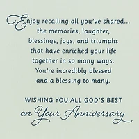 Incredibly Blessed Religious Anniversary Card for only USD 6.99 | Hallmark