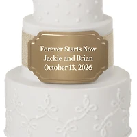 Wedding Cake Ceramic Personalized Ornament, Custom Text for only USD 37.99 | Hallmark