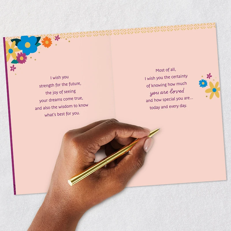 Wishes for You Birthday Card for Granddaughter for only USD 3.99 | Hallmark