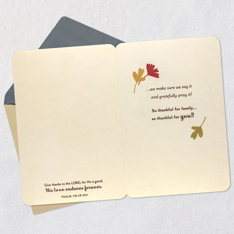 The Blessing of Family Thanksgiving Card for Relative for only USD 4.99 | Hallmark