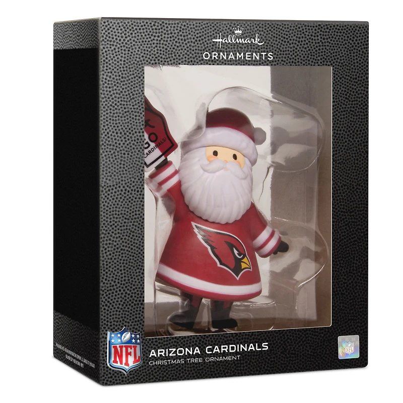 NFL Arizona Cardinals Santa Fan Hallmark Ornament for only USD 12.99 | Hallmark