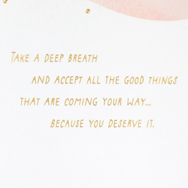 You Deserve It Congratulations Card for only USD 5.59 | Hallmark