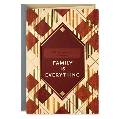 Family Is Everything Customizable Thanksgiving Card With Title Stickers for only USD 4.99 | Hallmark