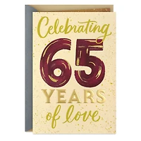 Surrounded By Loving Wishes 65th Anniversary Card for Couple for only USD 5.59 | Hallmark