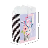 13" Flowers in Mug Large Mother's Day Gift Bag With Tissue for only USD 5.99 | Hallmark