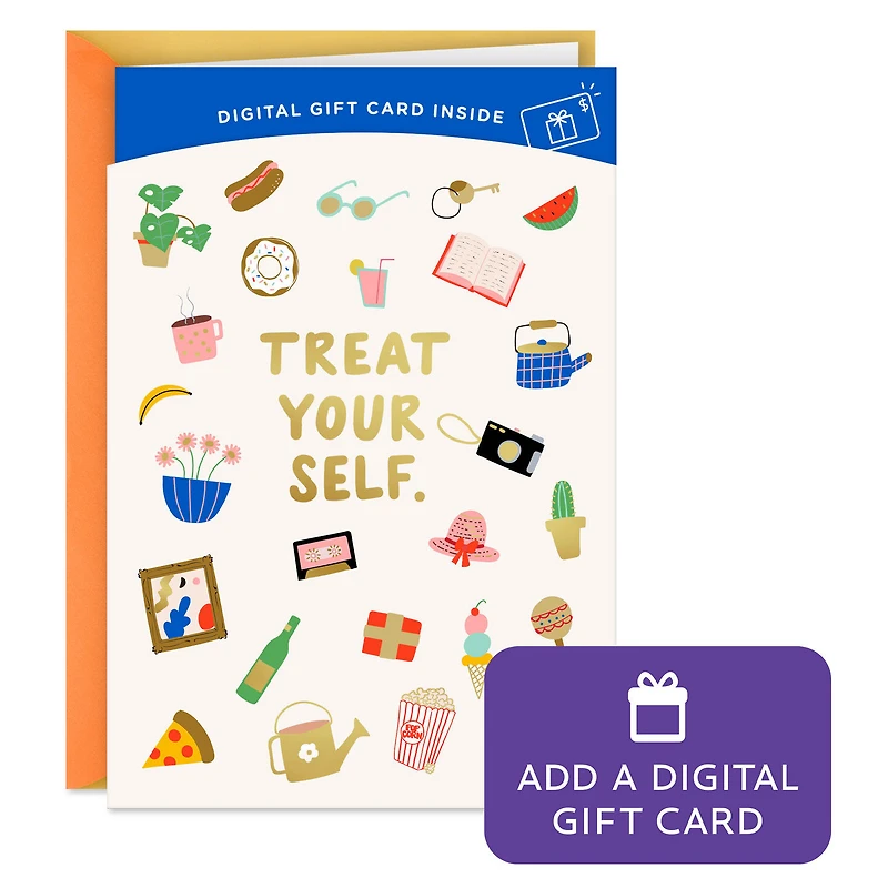 Treat Your Self Gift Card Greeting Card for only USD 4.99 | Hallmark