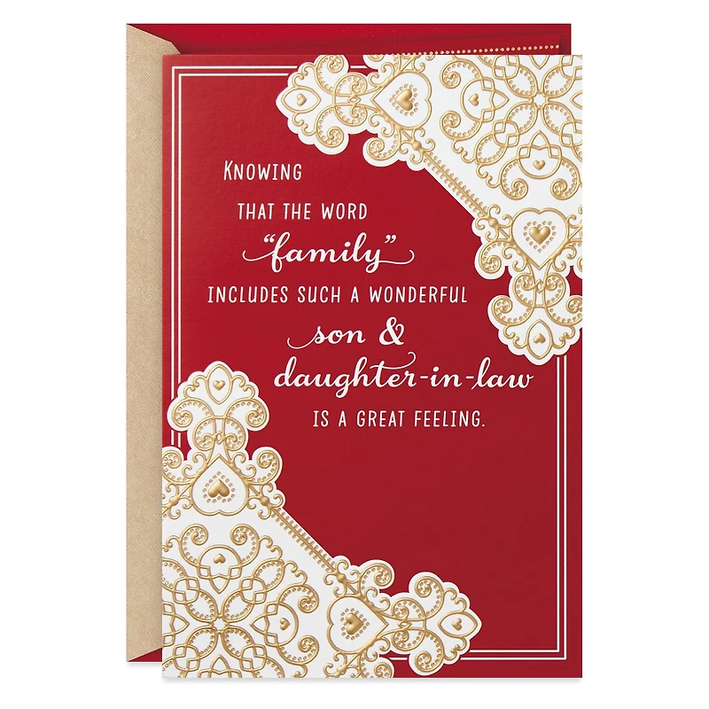 You Make Family Special Son and Daughter-in-Law Valentine's Day Card for only USD 5.59 | Hallmark