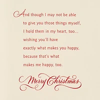 Your Happiness Means Everything to Me Christmas Card for Daughter for only USD 6.99 | Hallmark