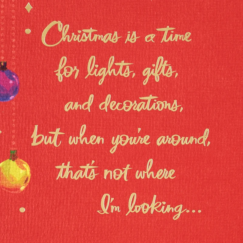 You're the Most Beautiful Gift Romantic Christmas Card for Wife for only USD 5.99 | Hallmark