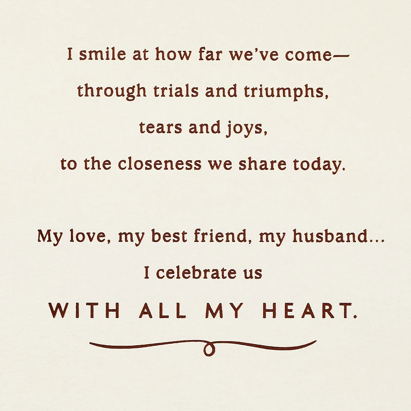 I Celebrate Us Anniversary Card for Husband for only USD 6.99 | Hallmark