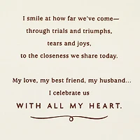 I Celebrate Us Anniversary Card for Husband for only USD 6.99 | Hallmark
