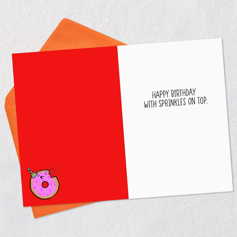 Rainbow Sprinkle Donut Birthday Card for only USD 3.99 | Hallmark