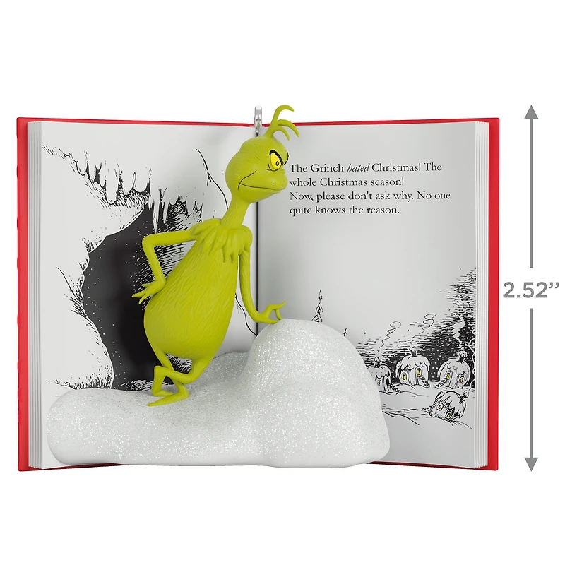 Dr. Seuss's How the Grinch Stole Christmas!™ A Sour, Grinchy Frown Ornament for only USD 19.99 | Hallmark