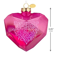 Our First Christmas Together 2026 Glass Ornament for only USD 28.99 | Hallmark