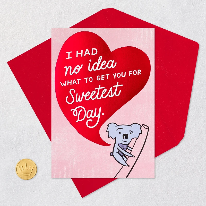 Cute Koala Romantic Funny Sweetest Day Card for only USD 3.69 | Hallmark