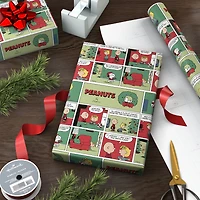 Peanuts® Classic Comics Jumbo Christmas Wrapping Paper Roll, 70 sq. ft. for only USD 9.99 | Hallmark