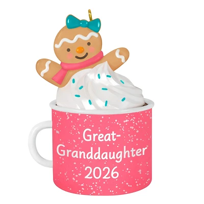 Great-Granddaughter Hot Cocoa Mug 2026 Ornament for only USD 18.99 | Hallmark