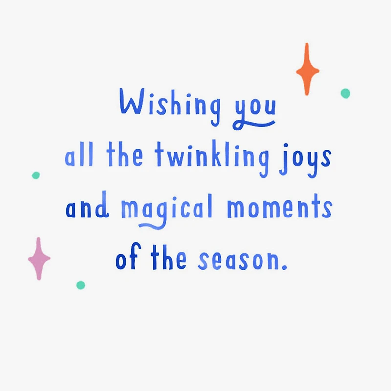 Twinkling Joys and Magical Moments Venmo Holiday Card for only USD 4.99 | Hallmark