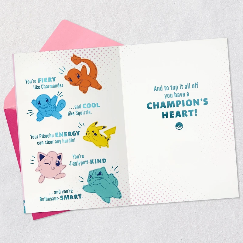 Pokémon A Champion's Heart Birthday Card for Kids for only USD 4.59 | Hallmark