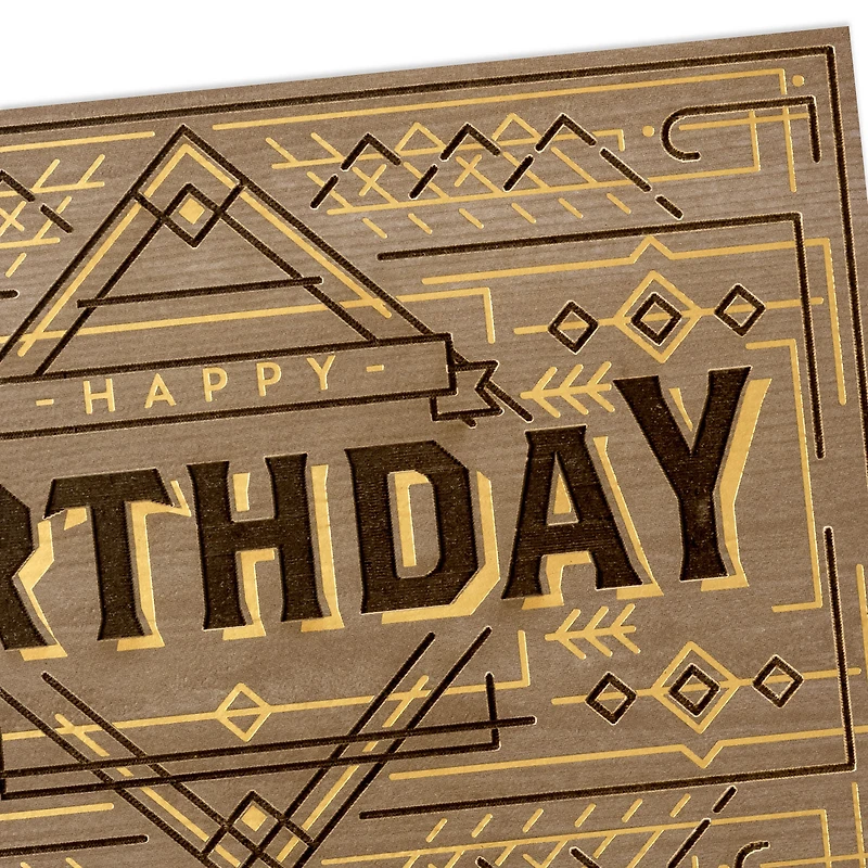 Geometric Happy Wishes Birthday Card for only USD 9.59 | Hallmark