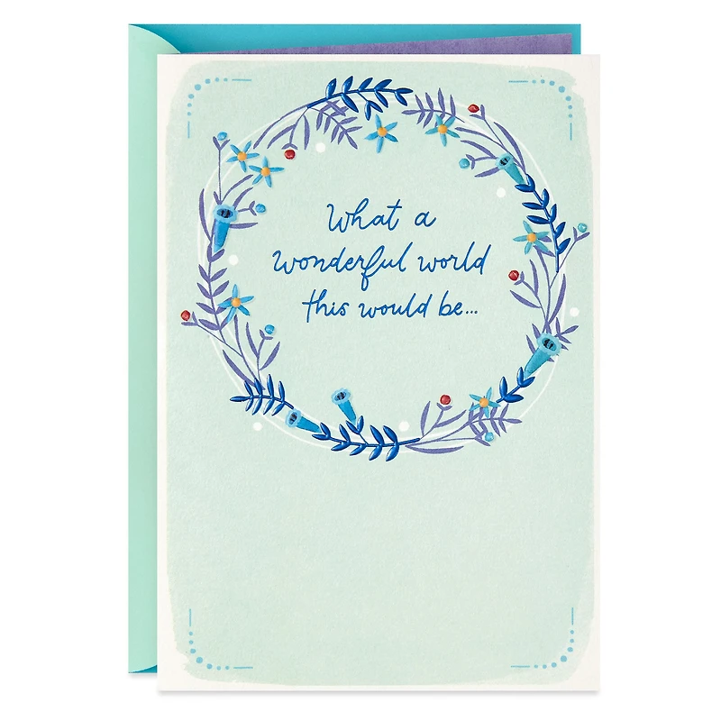 What a Wonderful World This Would Be Thank-You Card for only USD 4.59 | Hallmark