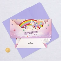 Unicorn Rainbow Musical 3D Pop-Up Birthday Card With Light for only USD 9.99 | Hallmark