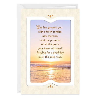 Seaside Sunrise Religious Custom Support Card for only USD 4.99 | Hallmark