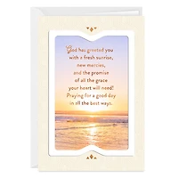 Seaside Sunrise Religious Custom Support Card for only USD 4.99 | Hallmark