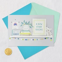 A New Story Begins New Baby Card for only USD 6.99 | Hallmark