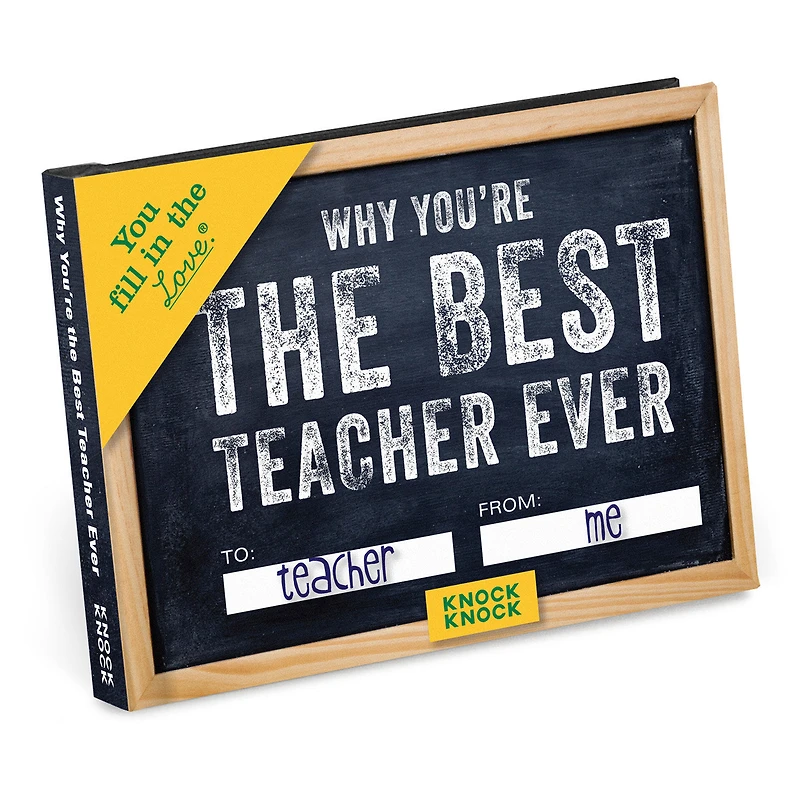 Why You’re the Best Teacher Ever Fill-in-the-Blank Book for only USD 10.00 | Hallmark