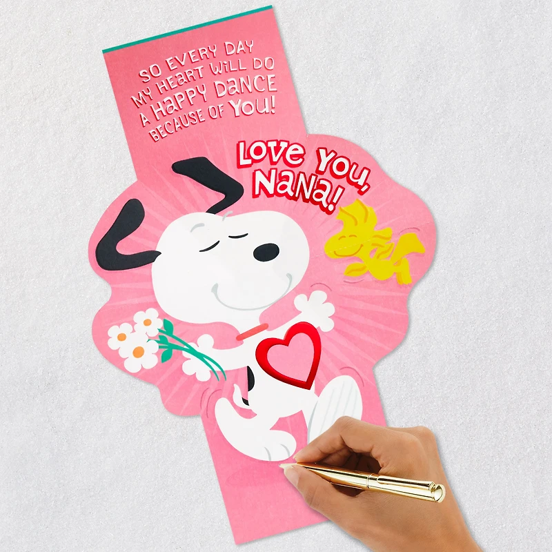 Peanuts® My Heart Does a Happy Dance Pop-Up Mother's Day Card for Nana for only USD 5.99 | Hallmark